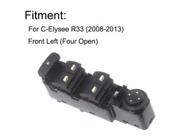 China Front Left Peugeot Electric Window Switch For Citroen Elyseewith Four Open for sale