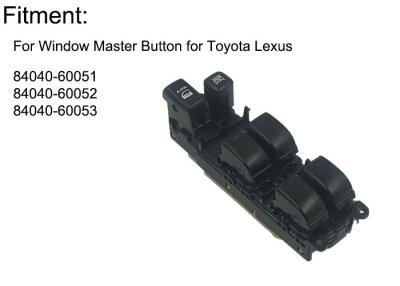 China Left Side Toyota Power Window Switch 84040-60052 High Sensitivity ABS Material for sale