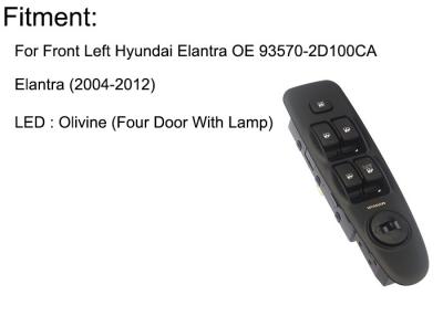 China EV Elantra Hyundai Electric Window Switch Front Left Four Door With Light for sale