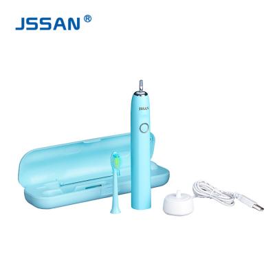 China Dual Electric Toothbrush Sonic Motor Battery Powered Feature Deep Cleaning for sale