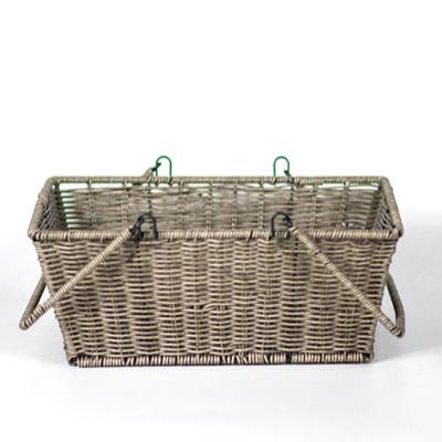 China Professional Cheap Picnic Basket Rattan Storage Basket Woven Basket Storage Home Organizer for sale