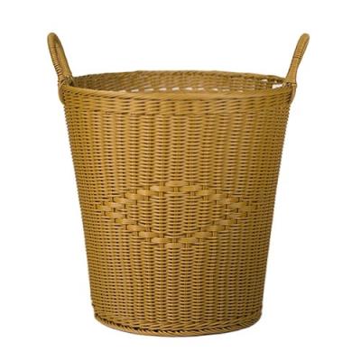 China Wholesale New Small Woven Basket Rattan Laundry Storage Basket High End Listing Baskets for sale