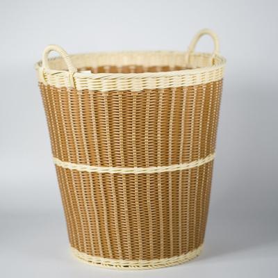 China Customized wholesale rattan craft high quality cesta de biancheria dirty hand - woven folding bamboo laundry basket for sale