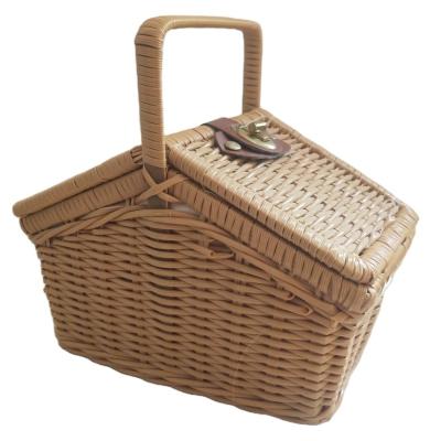 China New Product Shaped Cute Shaped Food Storage Basket Rattan Picnic Basket for sale