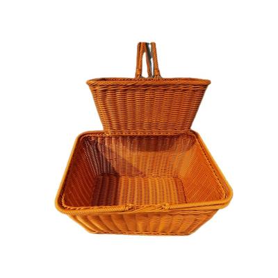 China New Product Sustainable Rattan Material For Storage Basket And Display Storage Wicker Basket for sale