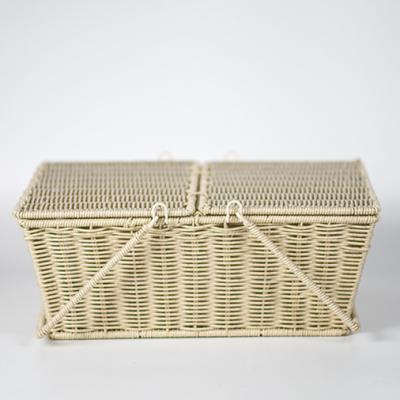 China Storage Basket 2022 New Popularity Hot Selling Products Insulated Wholesale Picnic Basket With Lid for sale