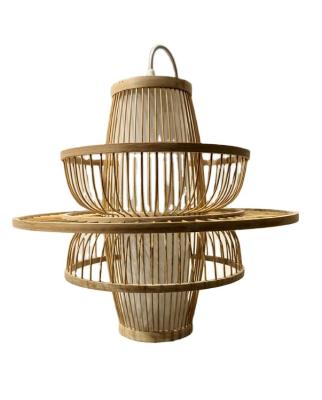 China Wooden Unique Fabric Shade Quality Rattan Shade Rising Guaranteed Modern Table for sale