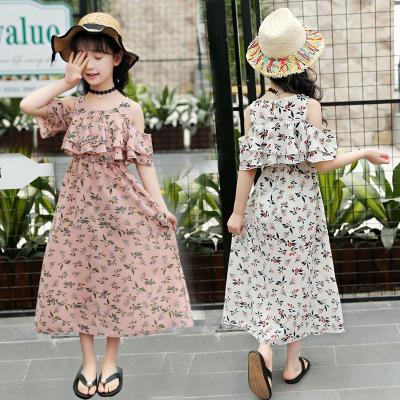 China Guangzhou Best Selling Breathable Baby Dress Kids Clothes Flower Soft Dress for sale