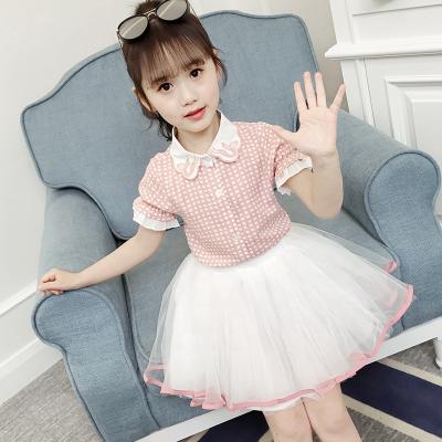 China Summer Girls Casual Clothing Sets Hot Sale Kids Clothes Girls Tracksuit Children Clothing Set for sale