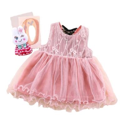 China Breathable Latest Designs Baby Dress Clothes Summer Newborn Sleeveless Newborn Dress for sale