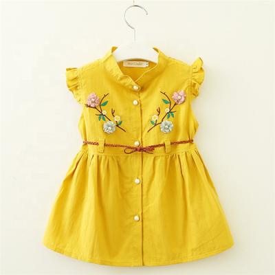 China Wholesale Price Breathable Baby Casual Leisure Beading Dress A Little Babies Infants Floral Baby Dress for sale