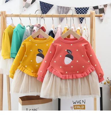 China Anti-wrinkle Turkey Cotton Baby Dress Lace Good Quality Baby Dresses Qatar Baby Dress for sale