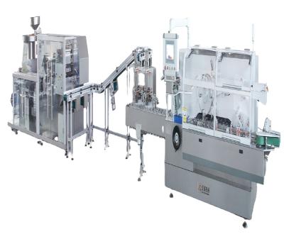 China Full Automatic Food Aluminum Foil Boxing Machine Line (Cartoning Machine) for sale