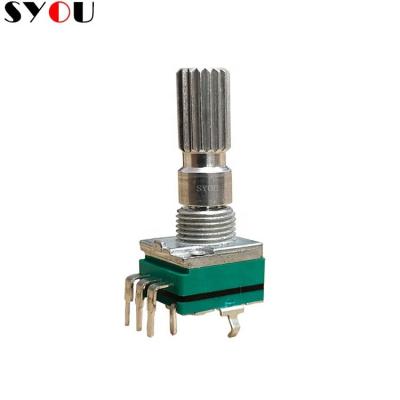 China RP097multi-turn adjustable ceramic trimmer potentiometer 503 ohm 20K 9mm trimpots 100k b10k rotary potentiometer 097 for sale