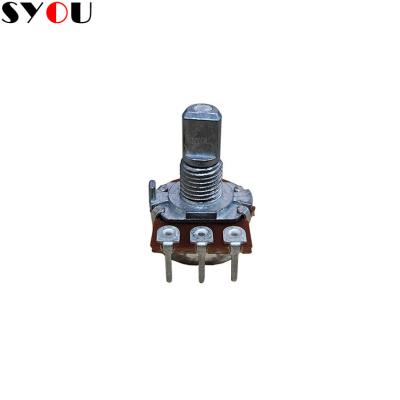 China Gua 16mm Shaft 2K 250K 500K 1M 10K 1K 5K 20K 50K 100K Original Shaft 2K 250K 500K 1M 10K 1K 5K 20K 50K 100K Original Metal Tech Color Brown Potentiometer Gua 16mm for sale