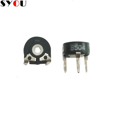 China 10mm Spanish Trimmer Potentiometer Dimming Potentiometer Temperature Dimming Potentiometer Horizontal Switch PT10 for sale