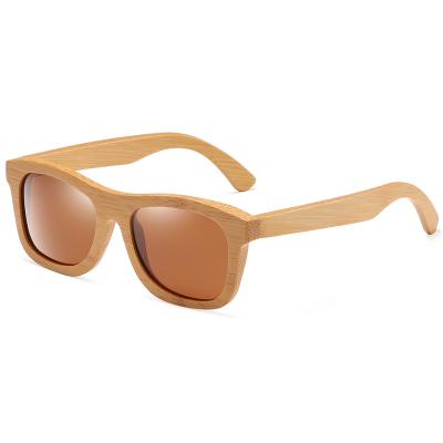 China Color square bamboo and handmade bamboo polarized spot wooden sunglasses sunglasses eye protection wholesale for sale