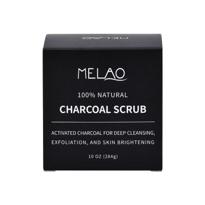 China Wholesale Organic Exfoliator Private Label OEM Bamboo Charcoal Scrub Sea Salt Scrub Exfoliating Whitening Body Scrub for sale