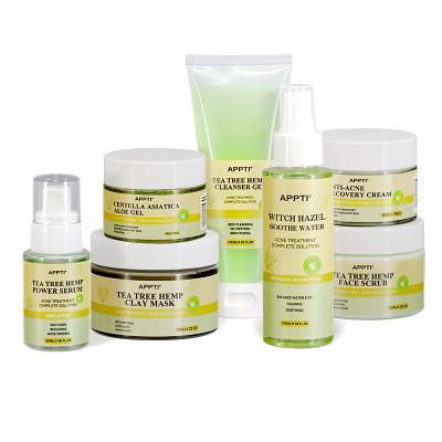 China High Quality Anti Aging Skin Care Set Pure Tea Tree Tea Tree Oil Remove Acne Oil Control Brightening Skin for sale