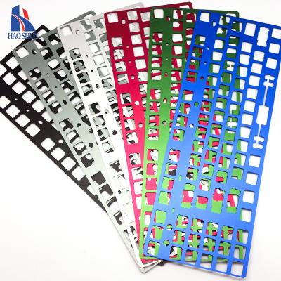 China OEM High Precision Aluminum Custom Multicolor Anodizing Aluminum CNC Machining Mechanical Keyboard Case for sale