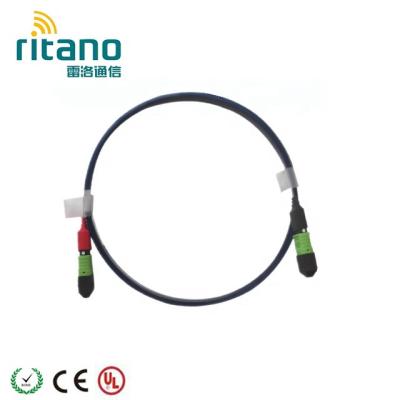 China PVC Or LSZH SM MM Fiber Optic MPO MTP Patch Cord With FTTH Drop Cable for sale