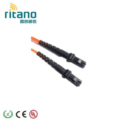 China PVC Or LSZH MTRJ MM 50/125 Duplex Fiber Optic Patch Cords for sale