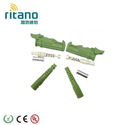 China FTTH FTTB FTTX network E2000 single mode simplex 2.0mm fiber optic connector with high quality for sale