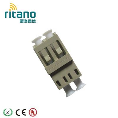 China PVC Or ABS MM Duplex LC/UPC Fiber Optic Adapter / Adapter With RoHS Compliant for sale