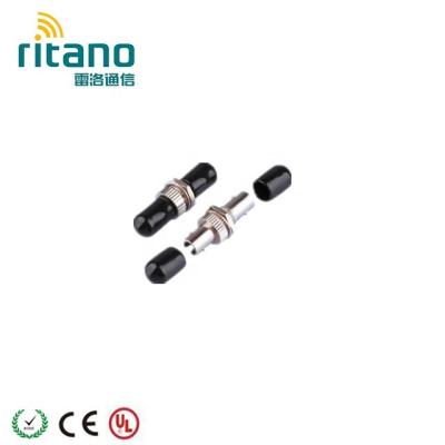 China Black Zirconia Ferrule China Factory Supply ST Fiber Optic Cap Adapter With High Quality for sale