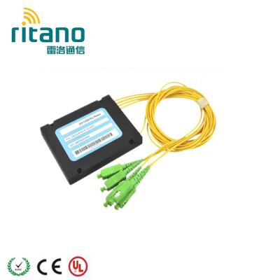 China FC FTTH Fiber Optic PLC Splitter 1x4CH PLC Splitter for sale