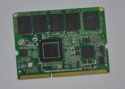 China Placa madre de la PC del rastro Z8300 de la cereza de Intel mini quad-core flash 2G + 32G para la caja elegante en venta