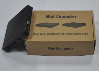 China Fanless Intel Tiny Mini PC Box 4 Core Intel Solution Z8500 / Z8700 for sale