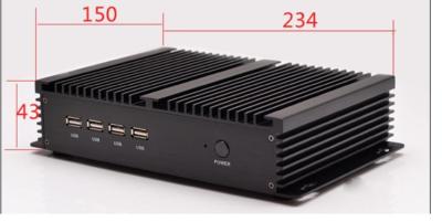 China Customizable High End Industrial Kaby Lake Mini PC With Core I5-7Y54 for sale