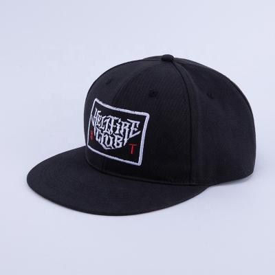 China 6-Panel Hat 6-Panel Custom Embroidery High Quality Logo Snap Back Fitted Hat For Adult Sports for sale