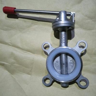 China General High Quality Strainless Steel Staple Butterfly Valve for sale