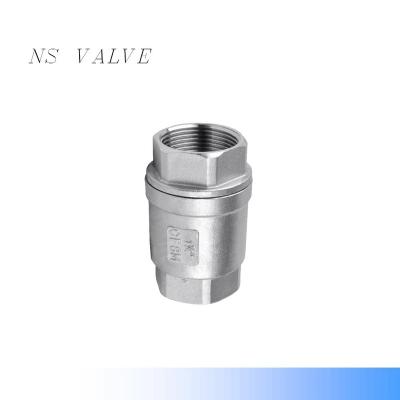 China General Stainless Steel 304 High Quality Threaded Vertical Check Valve for sale