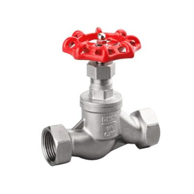 China SS304 PN16 DN25 Screw Stop Valve Manual Stainless Steel General S-Type Threaded Ball Valve for sale