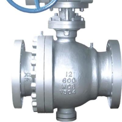 China General Carbon Steel Stainless Steel API 6D ASME B16.34 B16.5 B16.47 Flanged Trunnion Ball Valve for sale