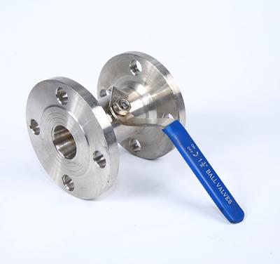 China 304 Stainless Steel Gangdong Style Flange General High Quality One Piece Ball Valve for sale