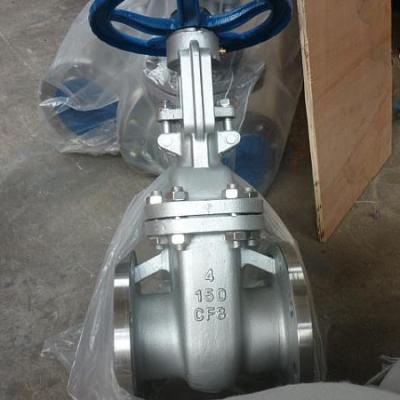 China General ANSI CF8 Stainless Steel 150LB 4 Inch Hand Wheel Flange API Gate Valve for sale