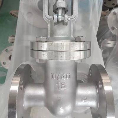 China CF8 DN40 PN16 Stainless Steel Flange Ends General Manual Gate Valve for sale