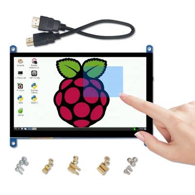 China Raspberry Pi 1024x600 7 inch TFT Display IPS LCD Monitor 7inch Touch Screen Raspberry Pi3 Pi4 Pi 4 4b 3b+ Sensor Screen Display Kit for sale