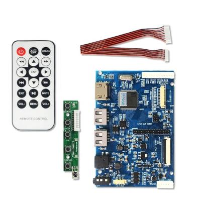 China Wireless USB TTL LVDS 30 Pin Circuit Connector 1920x1200 LCD Display Driver Control Board Remote Control Kit - for sale