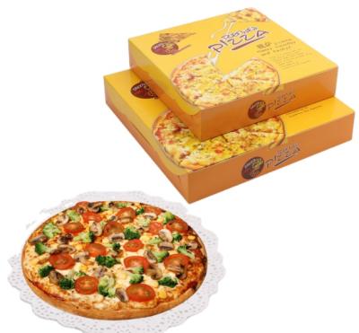 China Recyclable custom size pizza box 10 inch pizza cardboard box waffle pizza box for sale