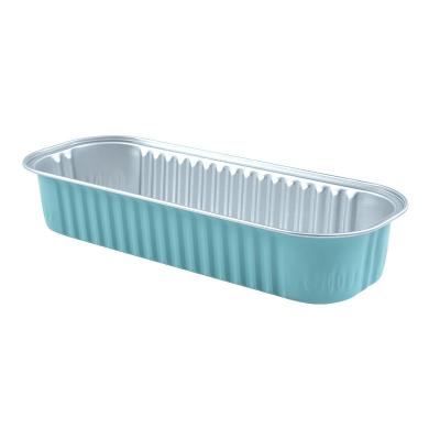 China Food-grade Durian Baking Tray Baking Foil Box with Rectangle Aluminum Foil Container for sale