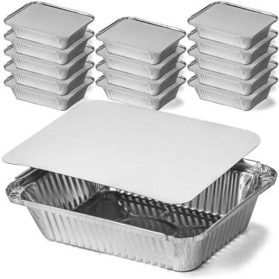 China Eco-Friendly 3003/3004/8011 Aluminum Foil Container Cover for Biodegradable Packaging for sale