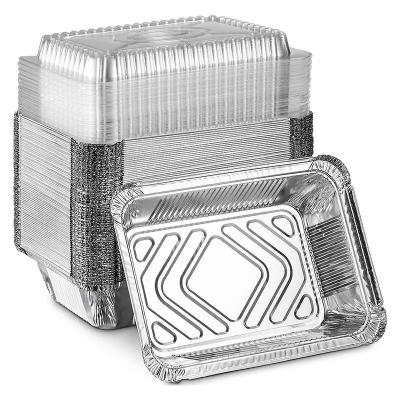 China PP Lid Aluminum Foil Lunch Box for Outdoor Dining Safe and Environmentally Friendly for sale