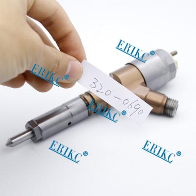 China ERIKC 2645A734 Fuel Pump Distributor Injector 321-0690 Truck Common Rail Injector 2645A735 For CAT Standard Size for sale