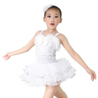 China Dresses MiDee factory customization costume dresses white ballet tutu snow christmas dance costumes for girls for sale