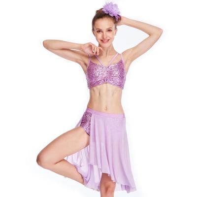 China Dresses Modern Sequins Performance Wear Ballet Dance Costumes From MiDee for sale